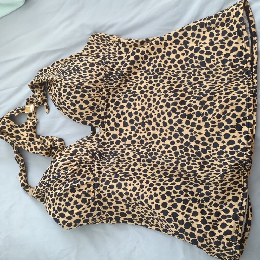 VS Animal Print Tankini Swim Top